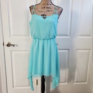 Guess Aquamarine Flowy Dress